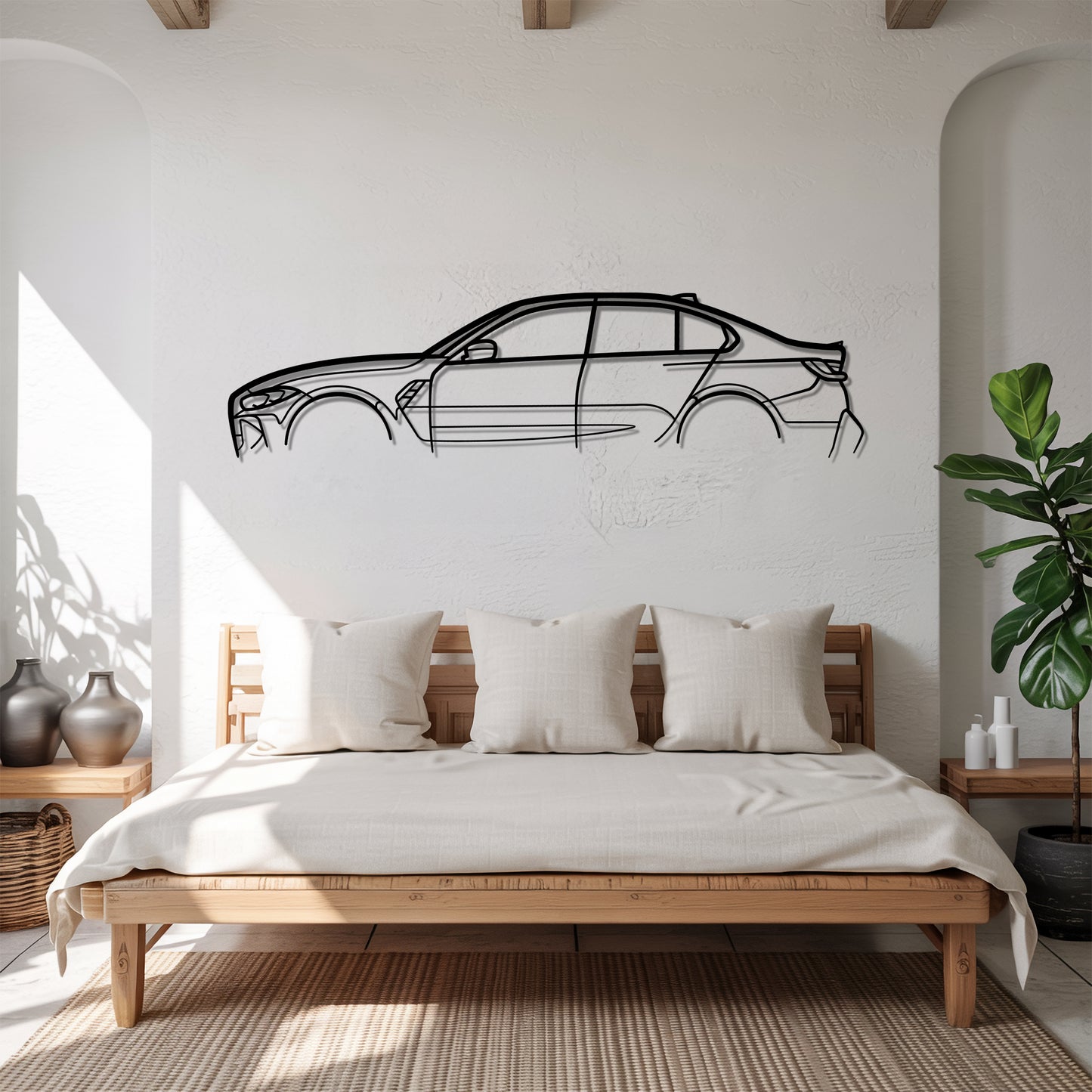M3 (G80) - Car Metal Silhouette Wall Art - Car Enthusiast Gift - Laser-cut Garage Decor