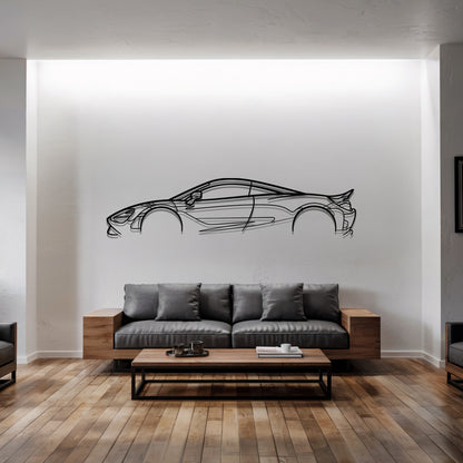 765LT - Car Metal Silhouette Wall Art - Car Enthusiast Gift - Laser-cut Garage Decor
