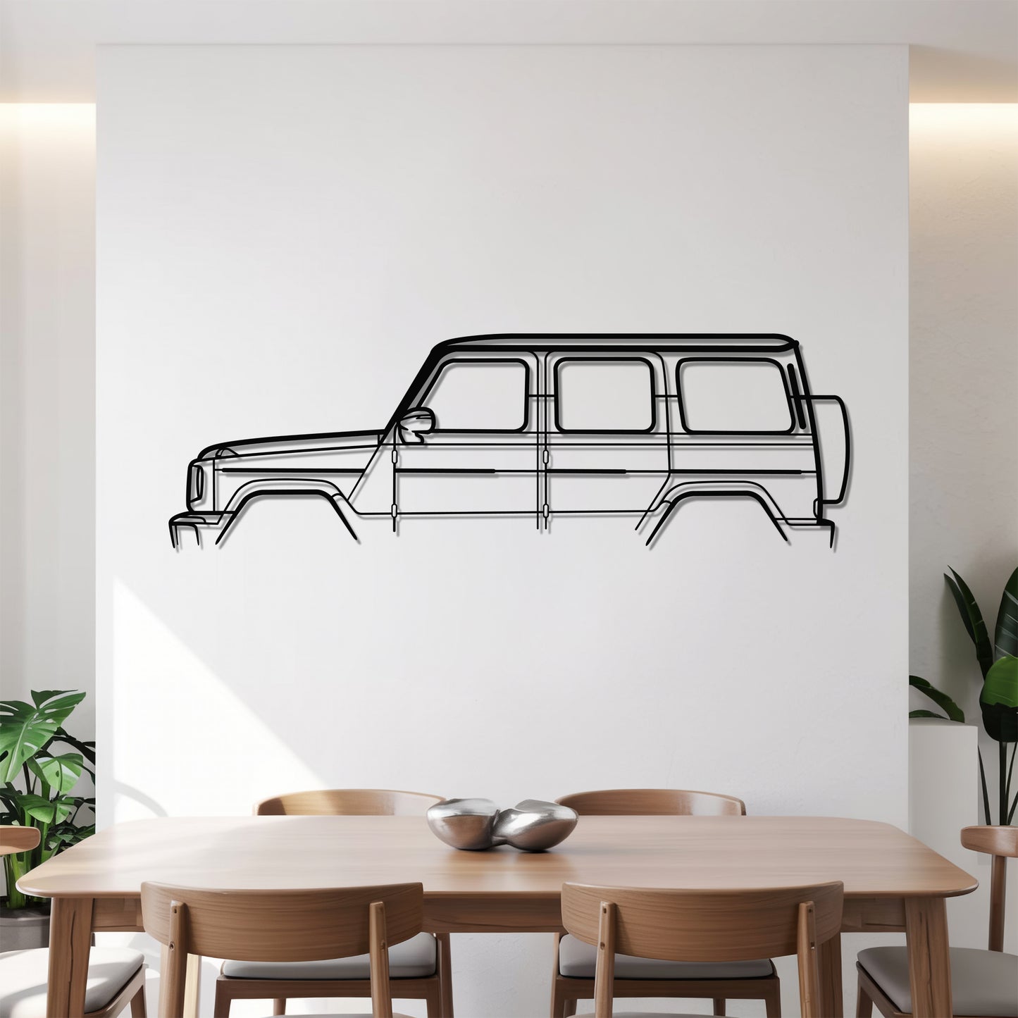 AMG G63 - Car Metal Silhouette Wall Art - Car Enthusiast Gift - Laser-cut Garage Decor