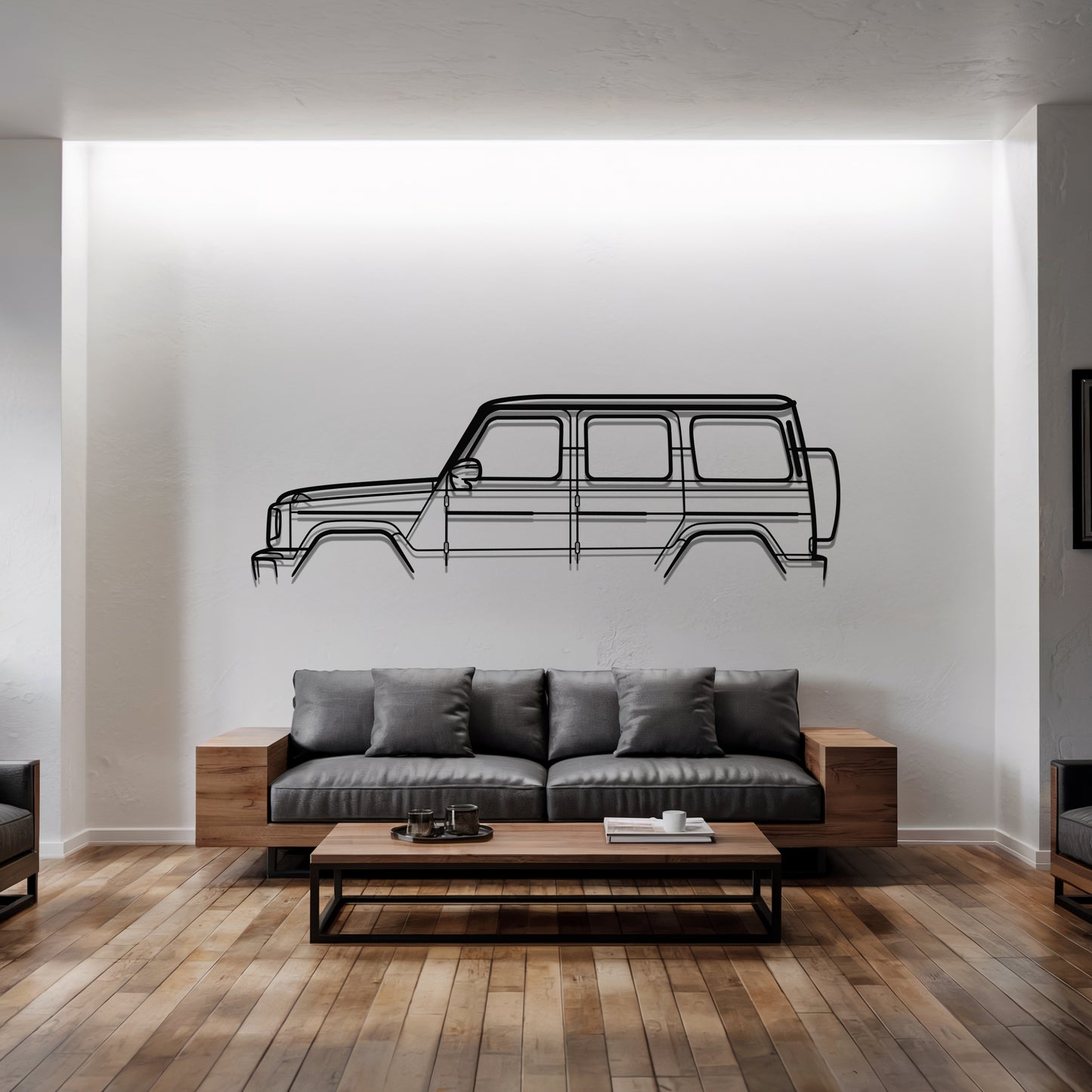 AMG G63 - Car Metal Silhouette Wall Art - Car Enthusiast Gift - Laser-cut Garage Decor