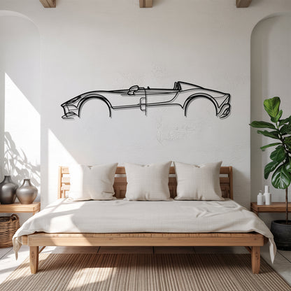 Monza SP1 - Car Metal Silhouette Wall Art - Car Enthusiast Gift - Laser-cut Garage Decor