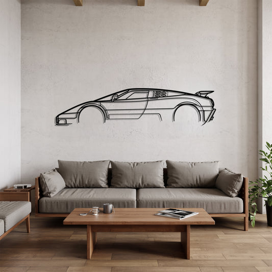 EB110 SS - Car Metal Silhouette Wall Art - Car Enthusiast Gift - Laser-cut Garage Decor