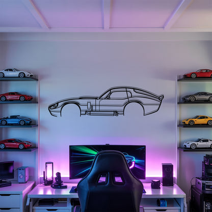 Daytona Coupe - Car Metal Silhouette Wall Art - Car Enthusiast Gift - Laser-cut Garage Decor