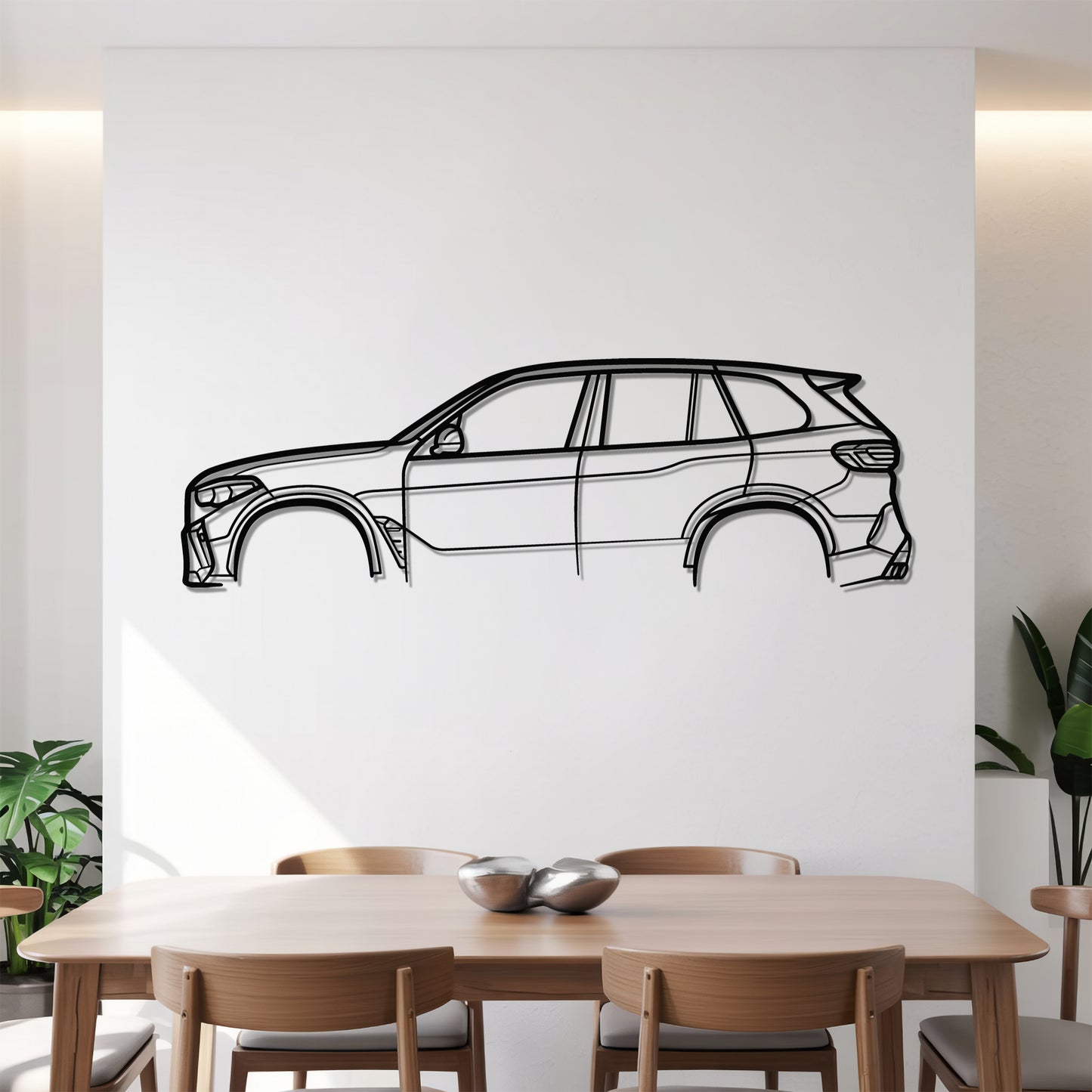 X5M (G05) - Car Metal Silhouette Wall Art - Car Enthusiast Gift - Laser-cut Garage Decor