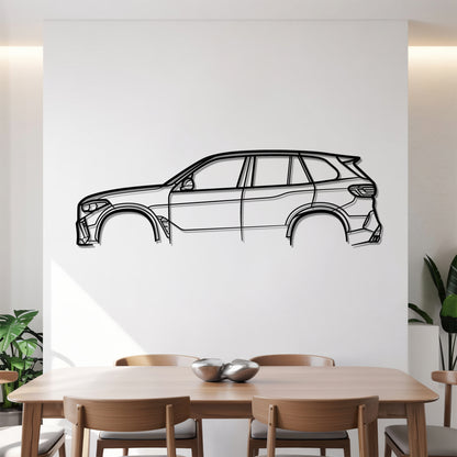 X5M (G05) - Car Metal Silhouette Wall Art - Car Enthusiast Gift - Laser-cut Garage Decor