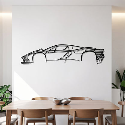 Daytona SP3 - Car Metal Silhouette Wall Art - Car Enthusiast Gift - Laser-cut Garage Decor