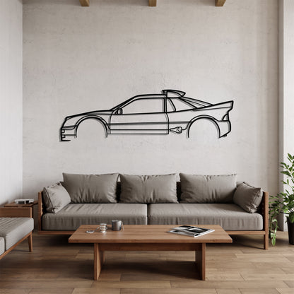 RS200 Evolution - Car Metal Silhouette Wall Art - Car Enthusiast Gift - Laser-cut Garage Decor