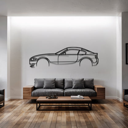 Z4 M Coupe - Car Metal Silhouette Wall Art - Car Enthusiast Gift - Laser-cut Garage Decor