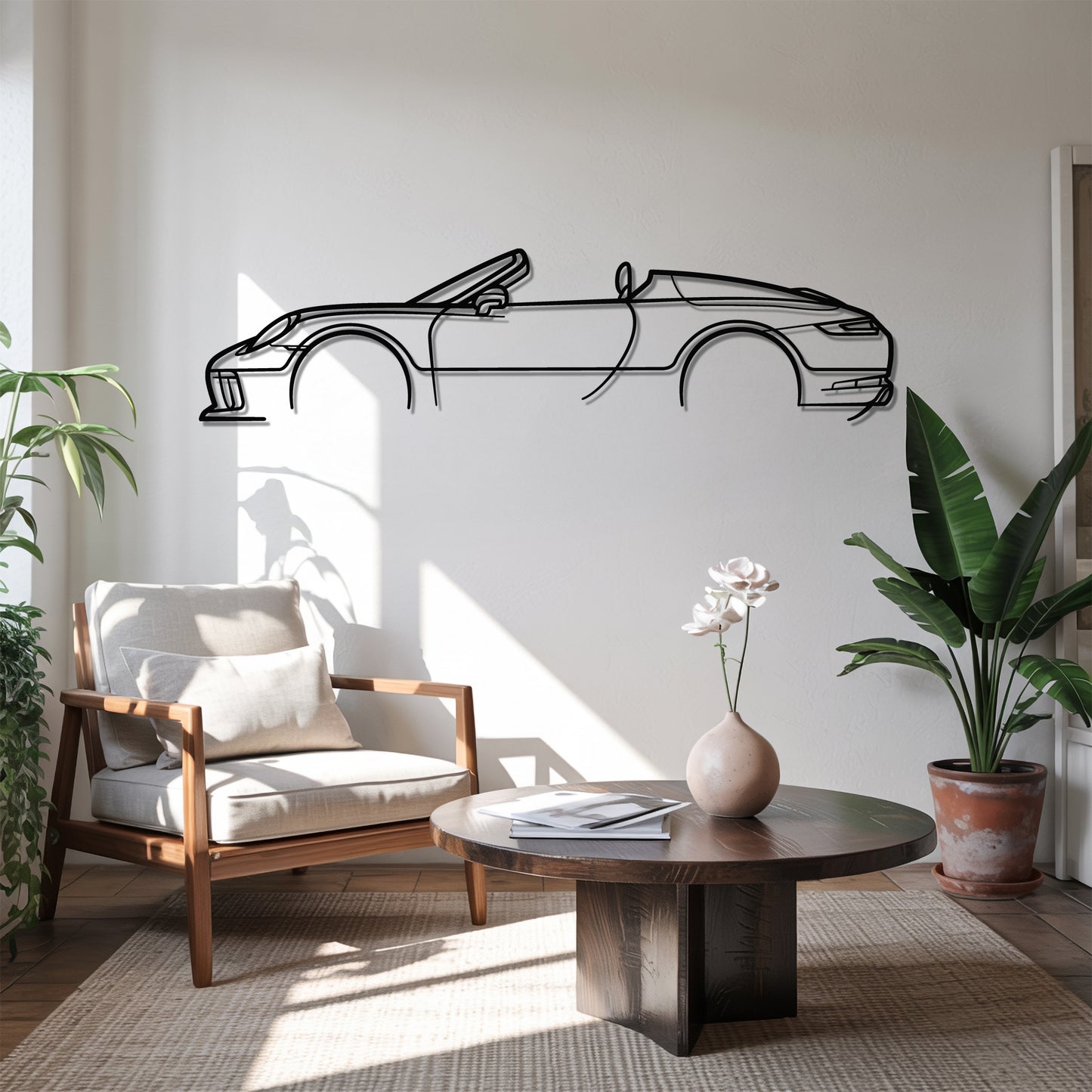 911 Speedster (991.2) - Car Metal Silhouette Wall Art - Car Enthusiast Gift - Laser-cut Garage Decor