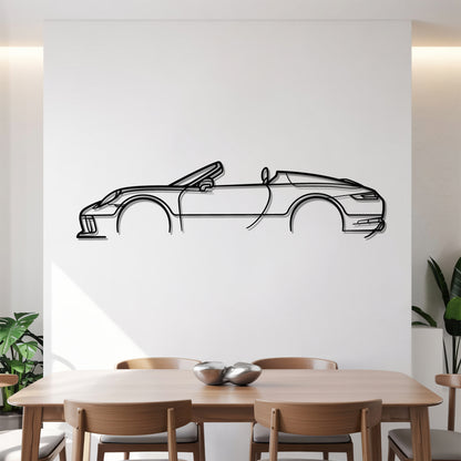 911 Speedster (991.2) - Car Metal Silhouette Wall Art - Car Enthusiast Gift - Laser-cut Garage Decor