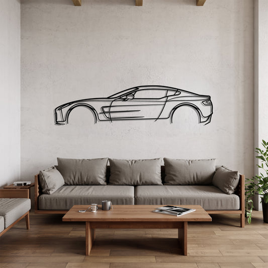 Aston One-77 - Car Metal Silhouette Wall Art - Car Enthusiast Gift - Laser-cut Garage Decor
