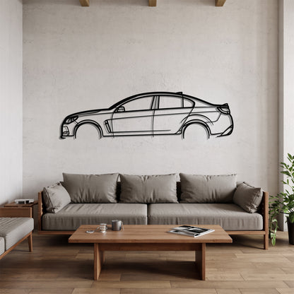 SS - Car Metal Silhouette Wall Art - Car Enthusiast Gift - Laser-cut Garage Decor