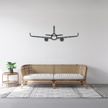 A321 - Airplane Metal Silhouette Wall Art - Aviation Gift - Pilot Office Decor
