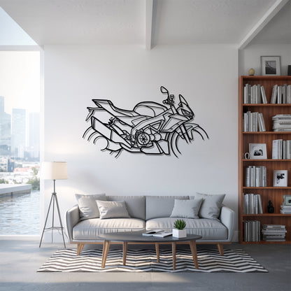 Tuono V4 1100 Factory - Motorcycle Metal Silhouette Wall Art - Bikers Gift - Garage Decor