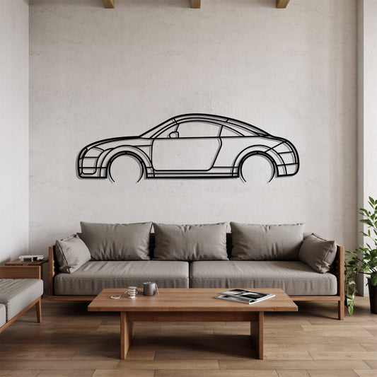 TT mk1 Detailed - Car Metal Silhouette Wall Art - Car Enthusiast Gift - Laser-cut Garage Decor