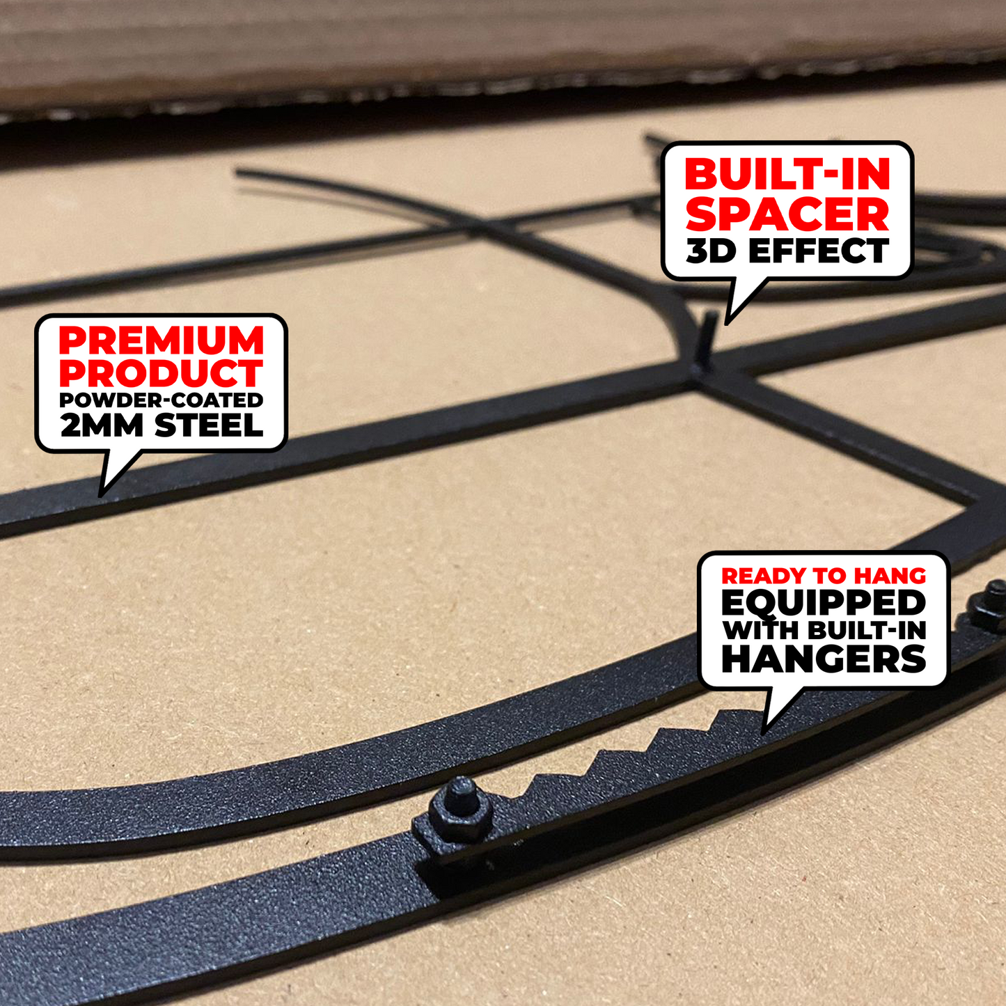 MX-5 ND Detailed - Car Metal Silhouette Wall Art - Car Enthusiast Gift - Laser-cut Garage Decor