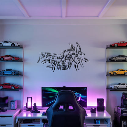 F800GS - Motorcycle Metal Silhouette Wall Art - Bikers Gift - Garage Decor