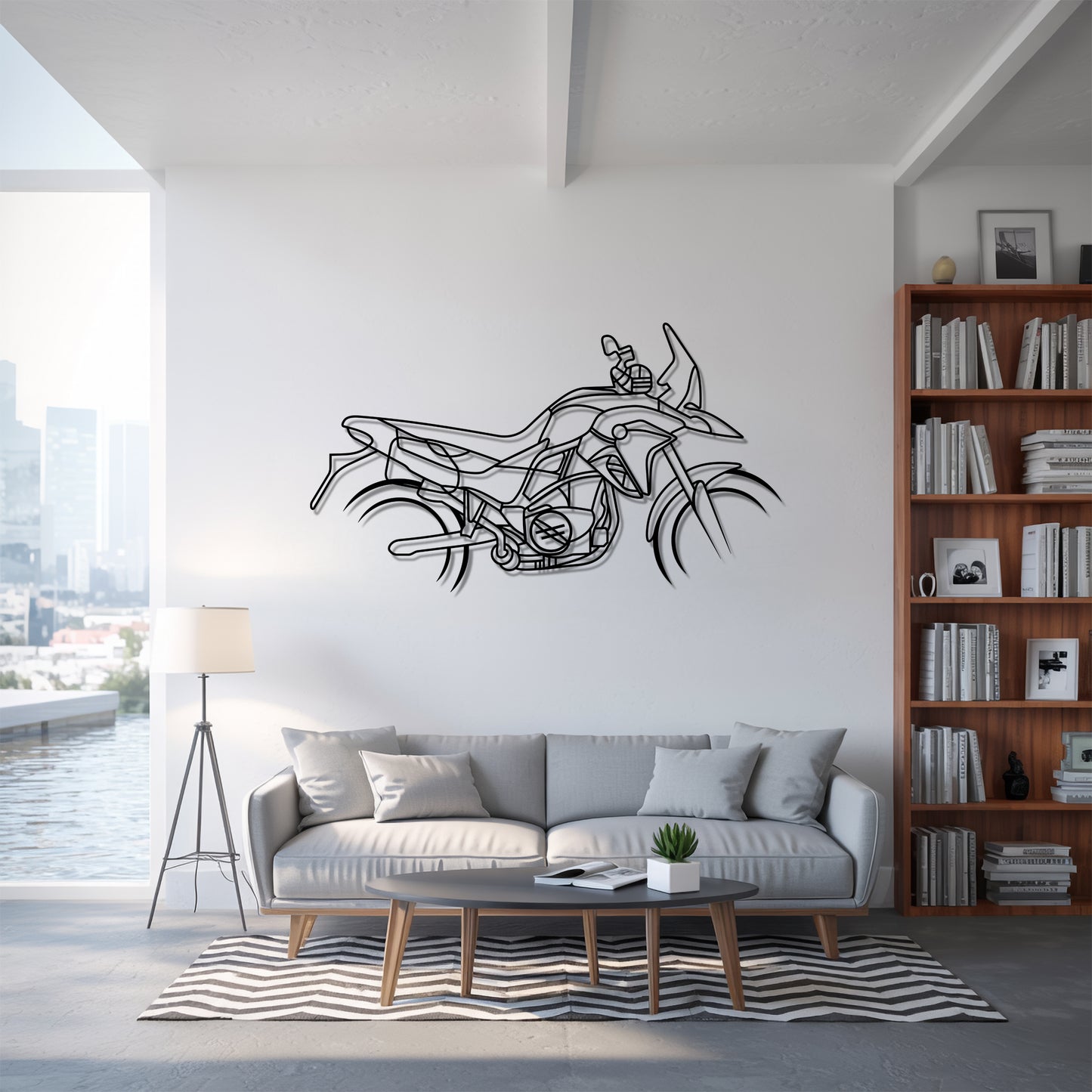 F800GS - Motorcycle Metal Silhouette Wall Art - Bikers Gift - Garage Decor