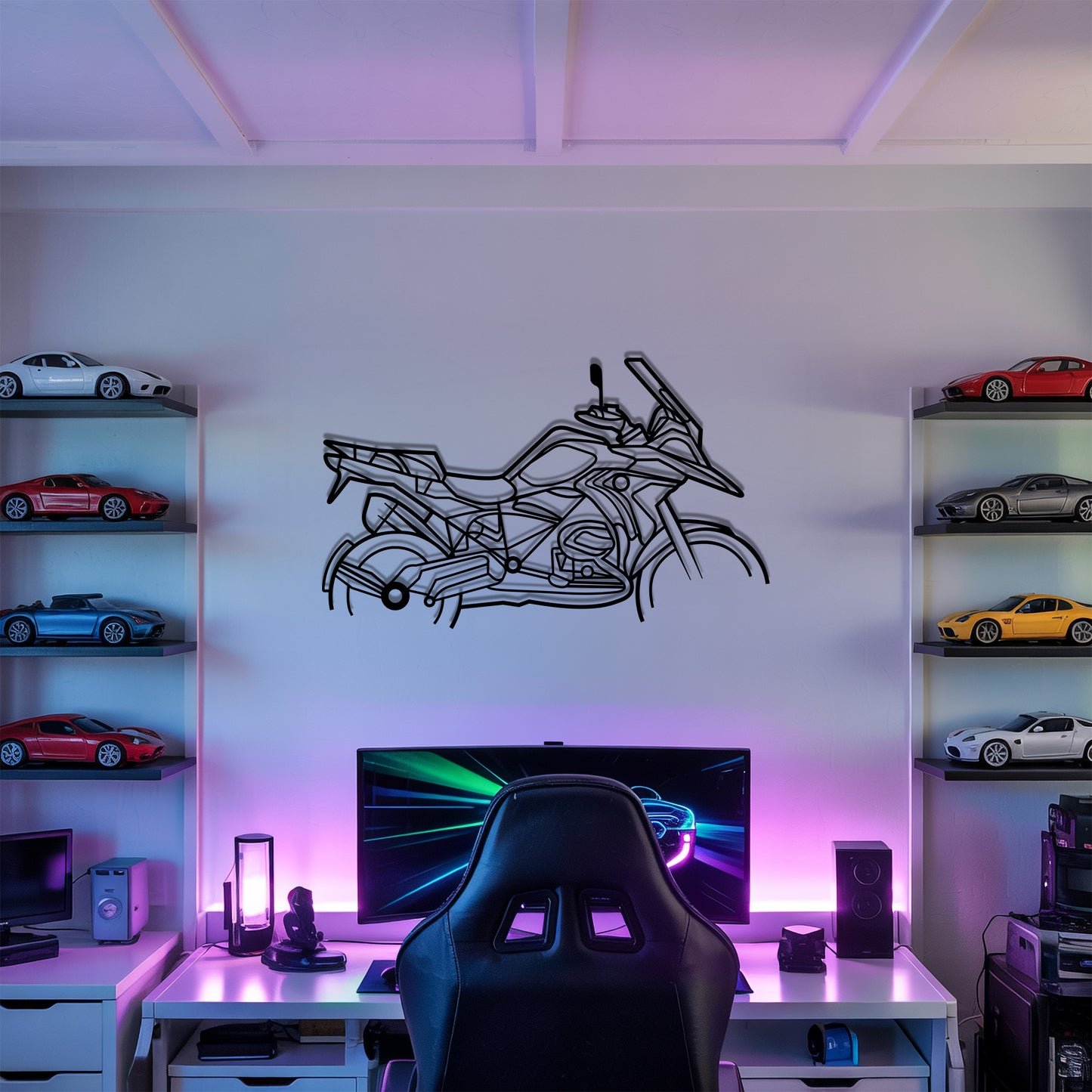 GS1200 - Motorcycle Metal Silhouette Wall Art - Bikers Gift - Garage Decor