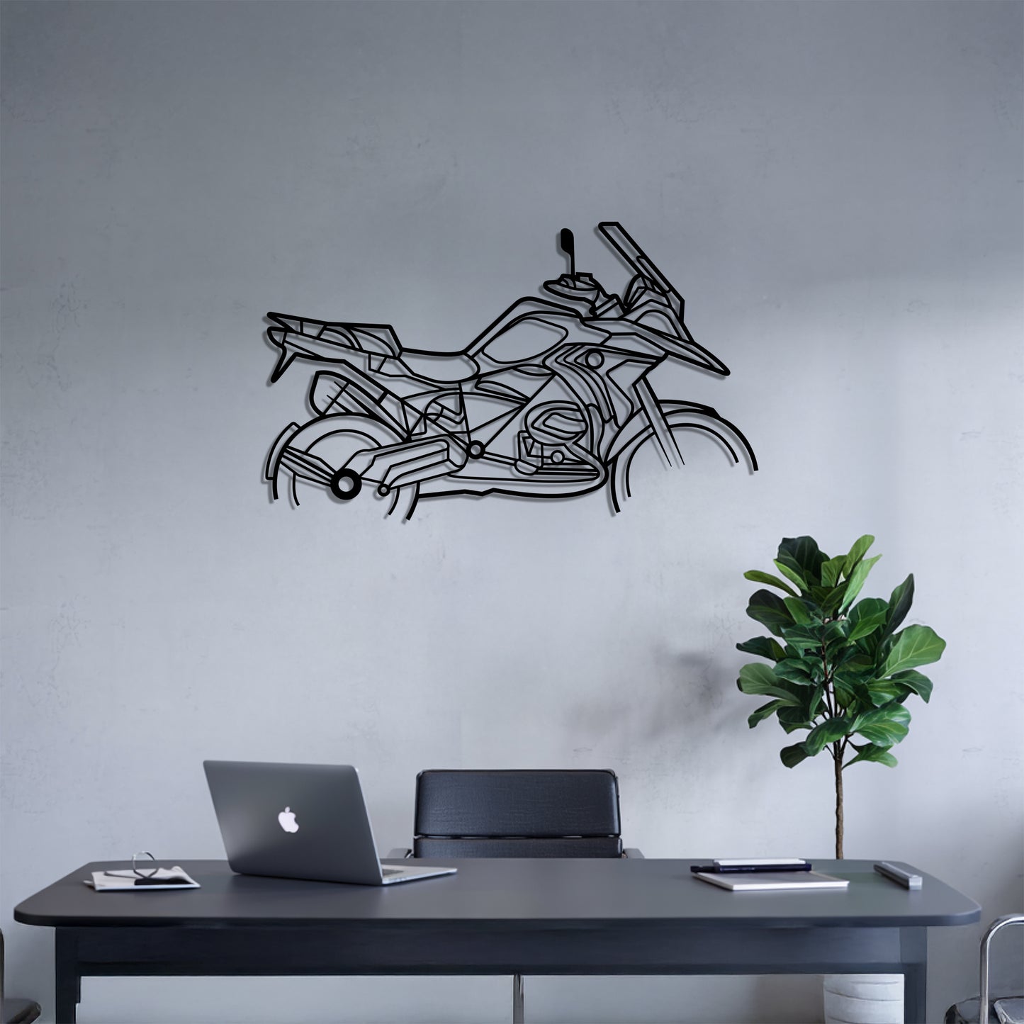 GS1200 - Motorcycle Metal Silhouette Wall Art - Bikers Gift - Garage Decor