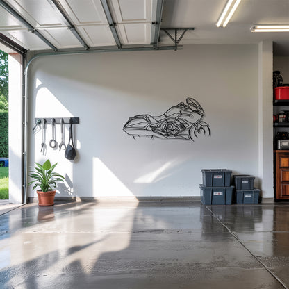 K1600B - Motorcycle Metal Silhouette Wall Art - Bikers Gift - Garage Decor