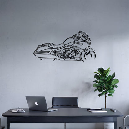 K1600B - Motorcycle Metal Silhouette Wall Art - Bikers Gift - Garage Decor