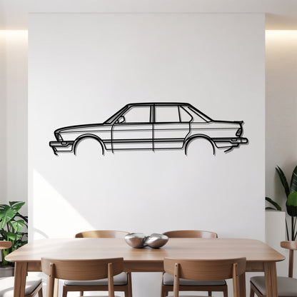 M5 (E28) - Car Metal Silhouette Wall Art - Car Enthusiast Gift - Laser-cut Garage Decor