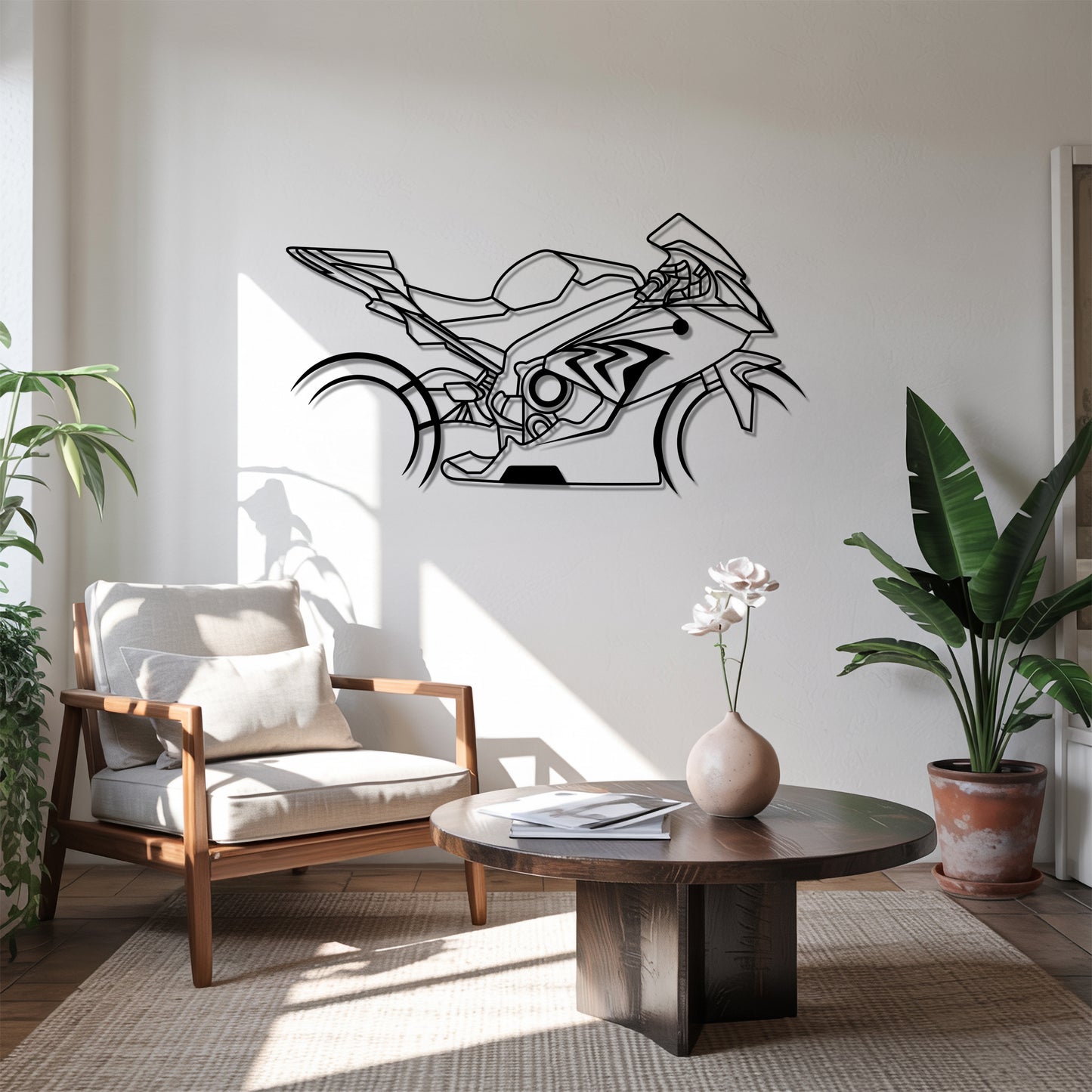 S1000RR - Motorcycle Metal Silhouette Wall Art - Bikers Gift - Garage Decor