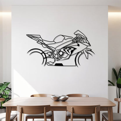 S1000RR - Motorcycle Metal Silhouette Wall Art - Bikers Gift - Garage Decor