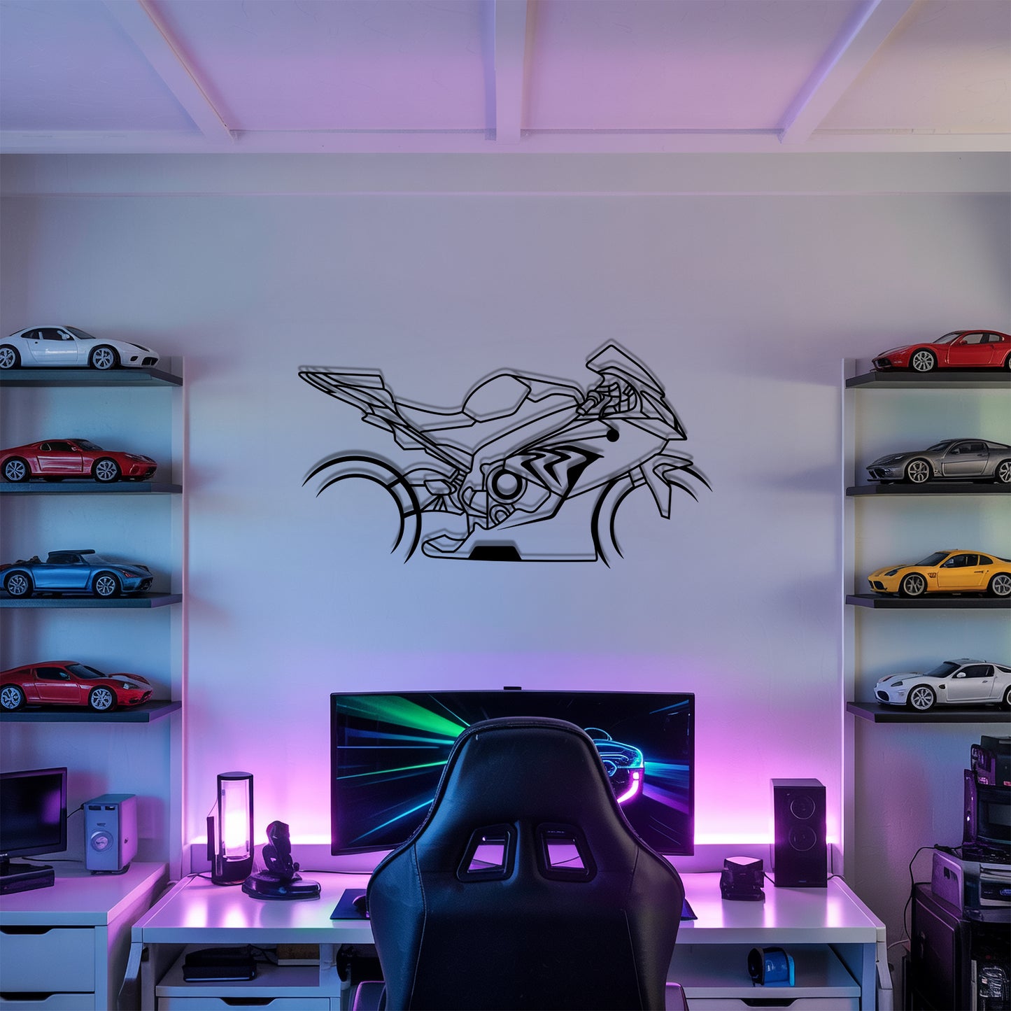 S1000RR - Motorcycle Metal Silhouette Wall Art - Bikers Gift - Garage Decor