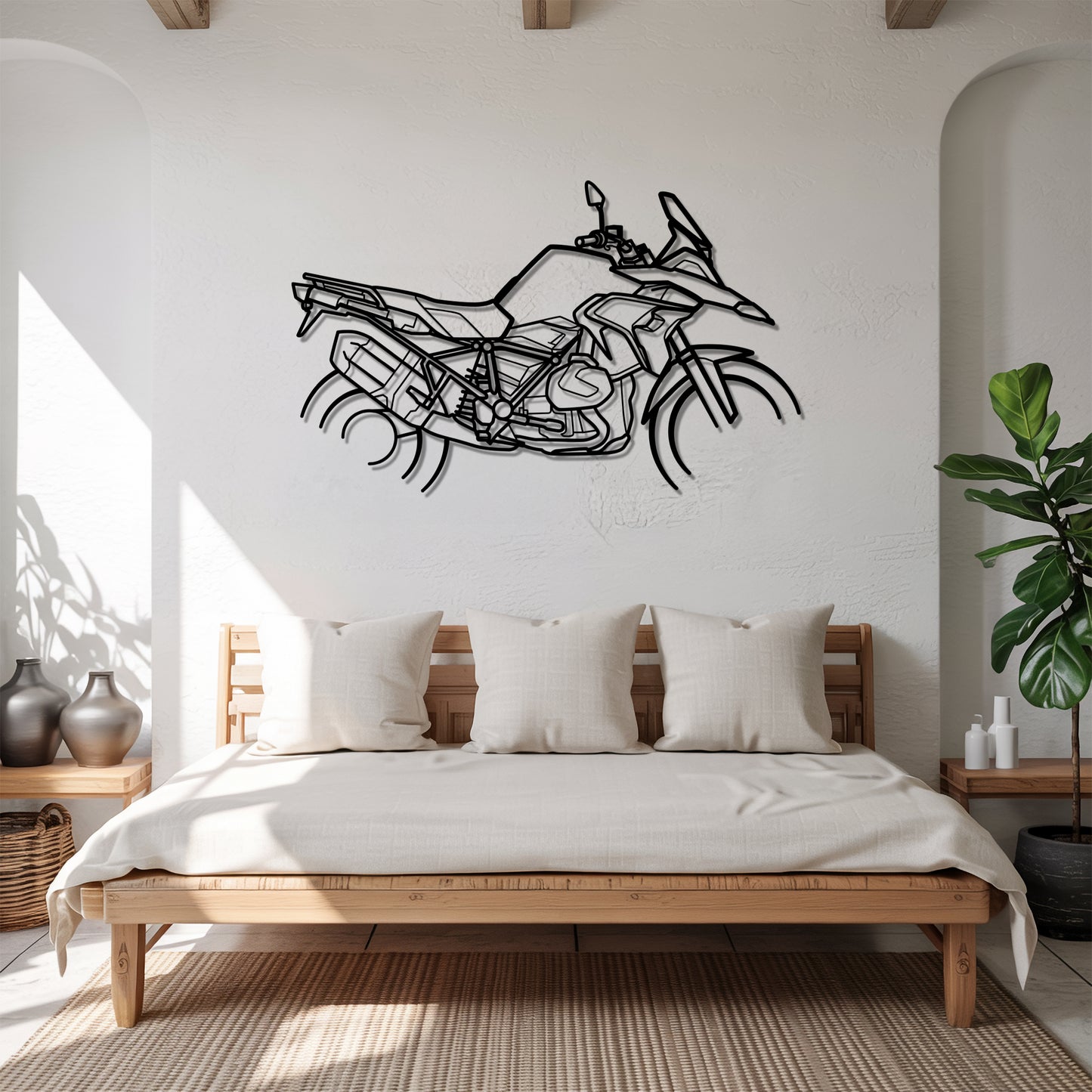 R 1250 GS - Motorcycle Metal Silhouette Wall Art - Bikers Gift - Garage Decor