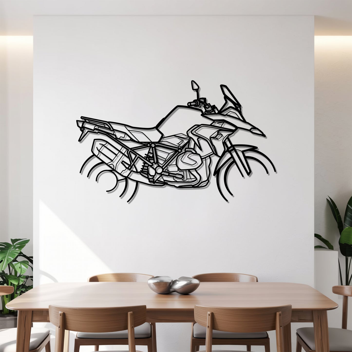 R 1250 GS - Motorcycle Metal Silhouette Wall Art - Bikers Gift - Garage Decor