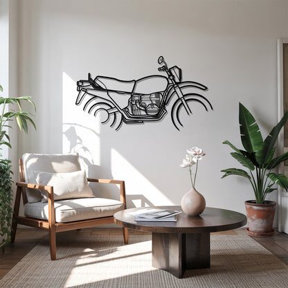 R 80 GS - Motorcycle Metal Silhouette Wall Art - Bikers Gift - Garage Decor