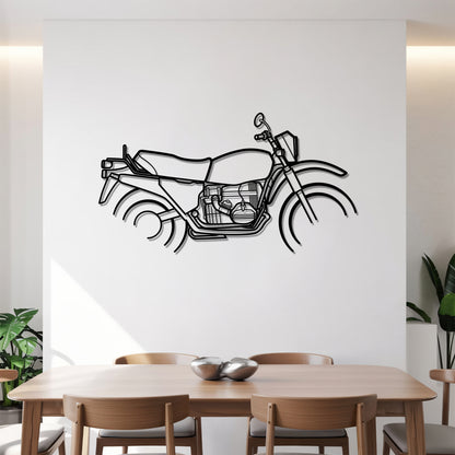 R 80 GS - Motorcycle Metal Silhouette Wall Art - Bikers Gift - Garage Decor
