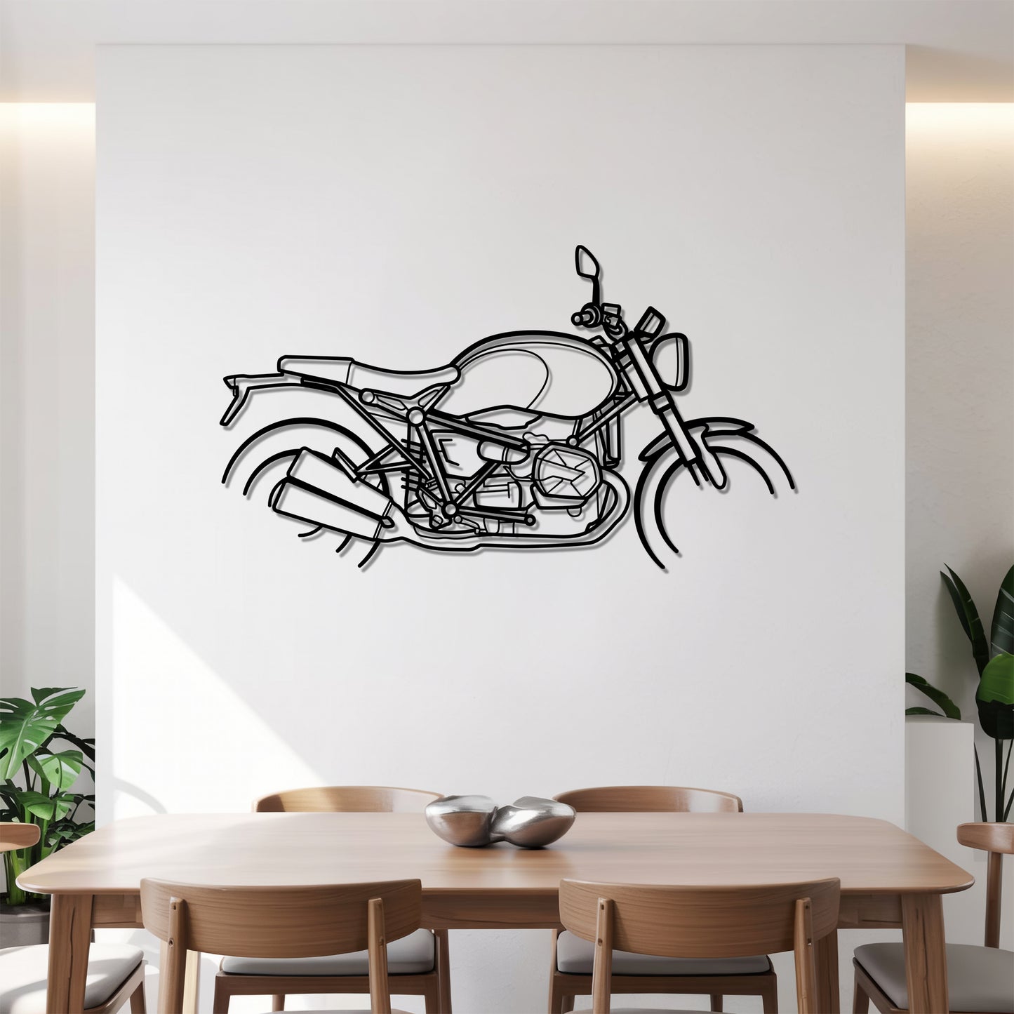 R nineT - Motorcycle Metal Silhouette Wall Art - Bikers Gift - Garage Decor