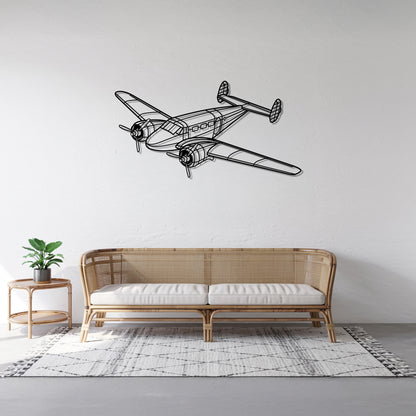 Model 18 - Airplane Metal Silhouette Wall Art - Aviation Gift - Pilot Office Decor