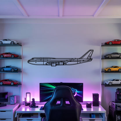 747-8 - Airplane Metal Silhouette Wall Art - Aviation Gift - Pilot Office Decor