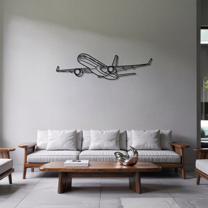 757-200 - Airplane Metal Silhouette Wall Art - Aviation Gift - Pilot Office Decor