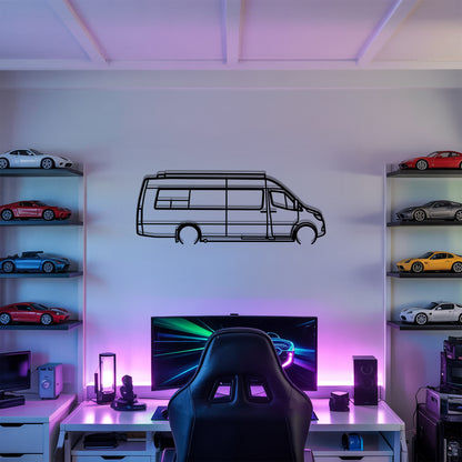 Galleria 24 - Camper/RV Silhouette - Motorhome Metal Wall Art - Laser-Cut Camping Decor - Road Trip Life