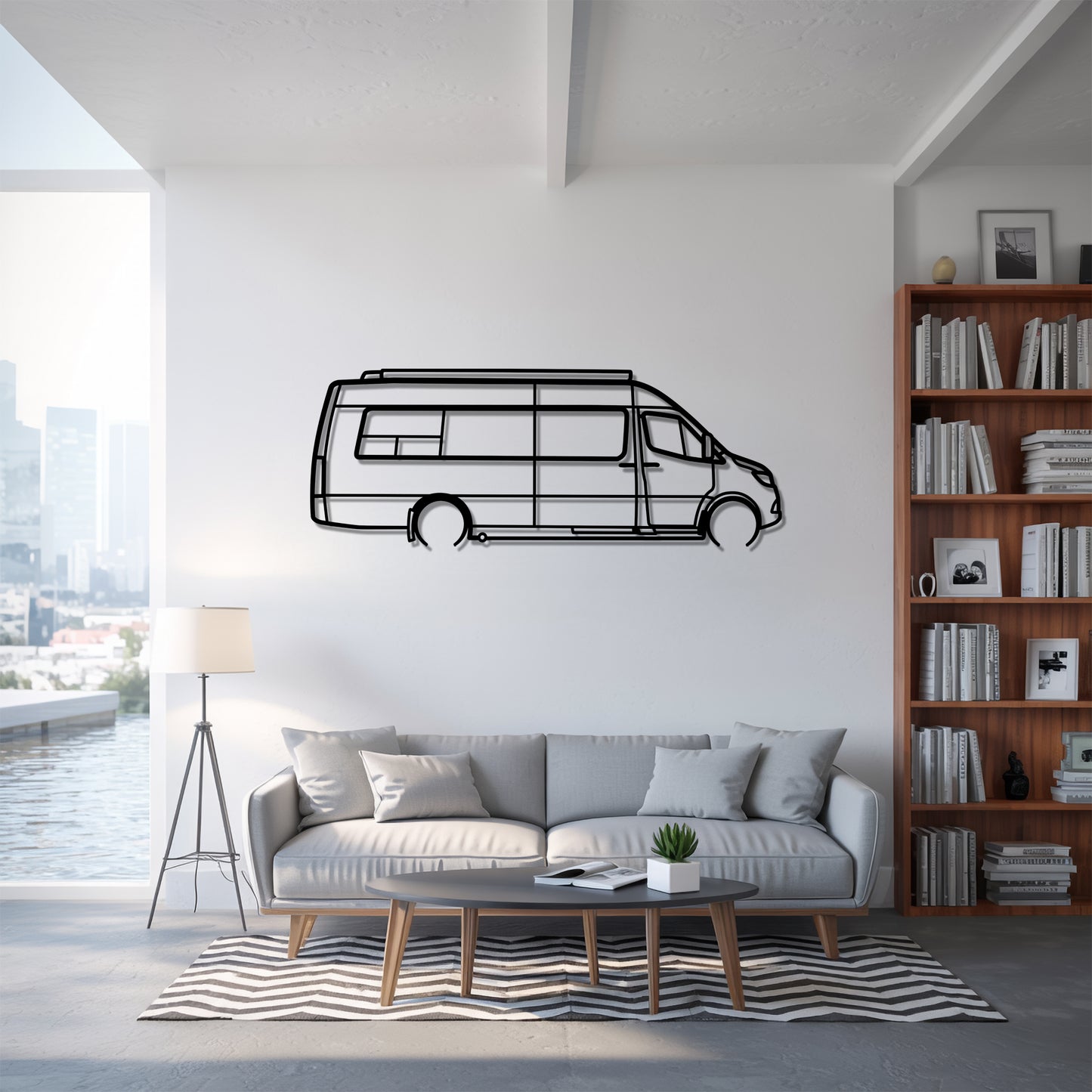 Galleria 24 - Camper/RV Silhouette - Motorhome Metal Wall Art - Laser-Cut Camping Decor - Road Trip Life