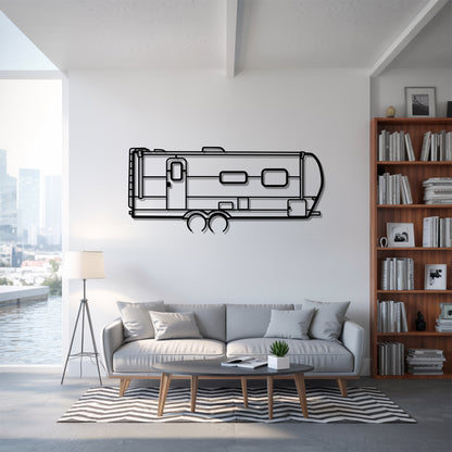 Rockwood Mini Lite 2511S - Camper/RV Silhouette - Motorhome Metal Wall Art - Laser-Cut Camping Decor - Road Trip Life