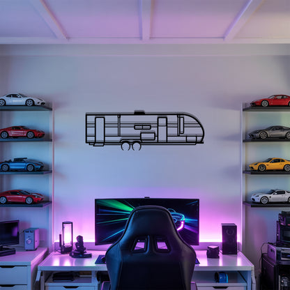 Wildwood X-Lite 263BHXL - Camper/RV Silhouette - Motorhome Metal Wall Art - Laser-Cut Camping Decor - Road Trip Life