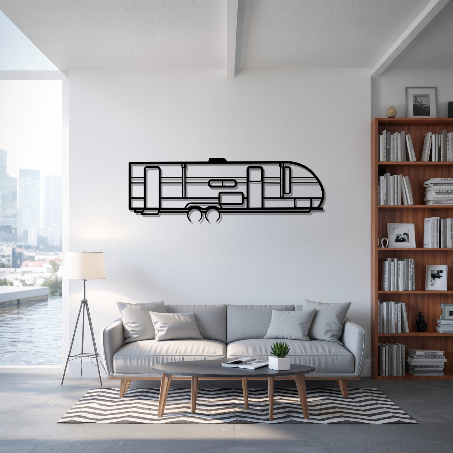 Wildwood X-Lite 263BHXL - Camper/RV Silhouette - Motorhome Metal Wall Art - Laser-Cut Camping Decor - Road Trip Life