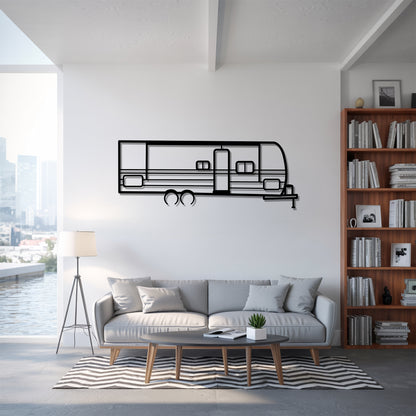 Hideout 240BH - Camper/RV Silhouette - Motorhome Metal Wall Art - Laser-Cut Camping Decor - Road Trip Life