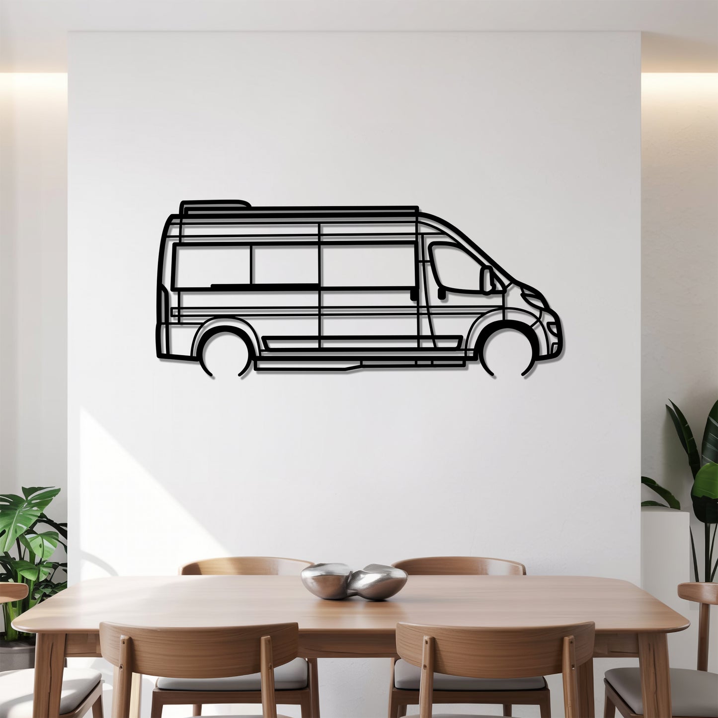 Zion - Camper/RV Silhouette - Motorhome Metal Wall Art - Laser-Cut Camping Decor - Road Trip Life
