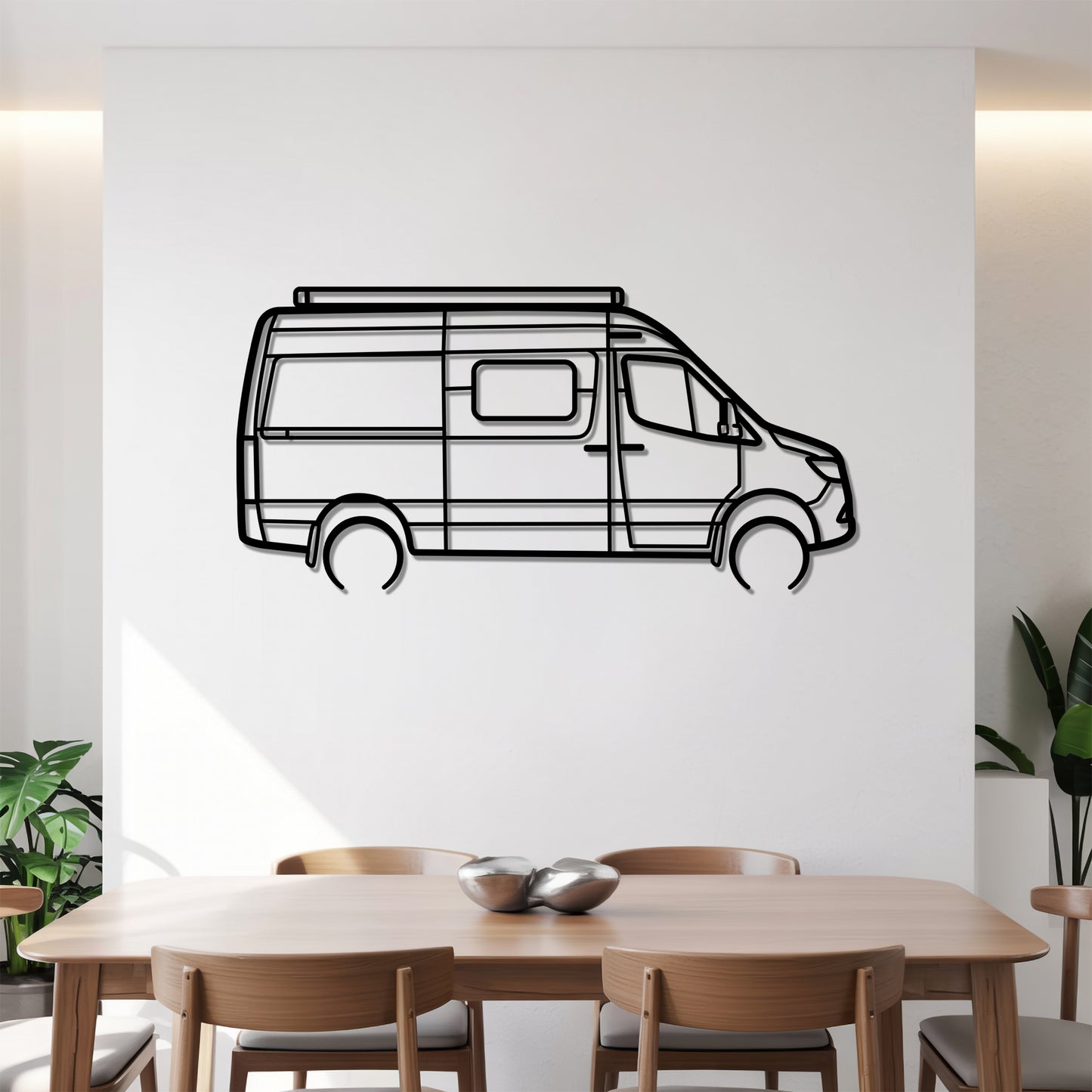 Revel 44E - Camper/RV Silhouette - Motorhome Metal Wall Art - Laser-Cut Camping Decor - Road Trip Life