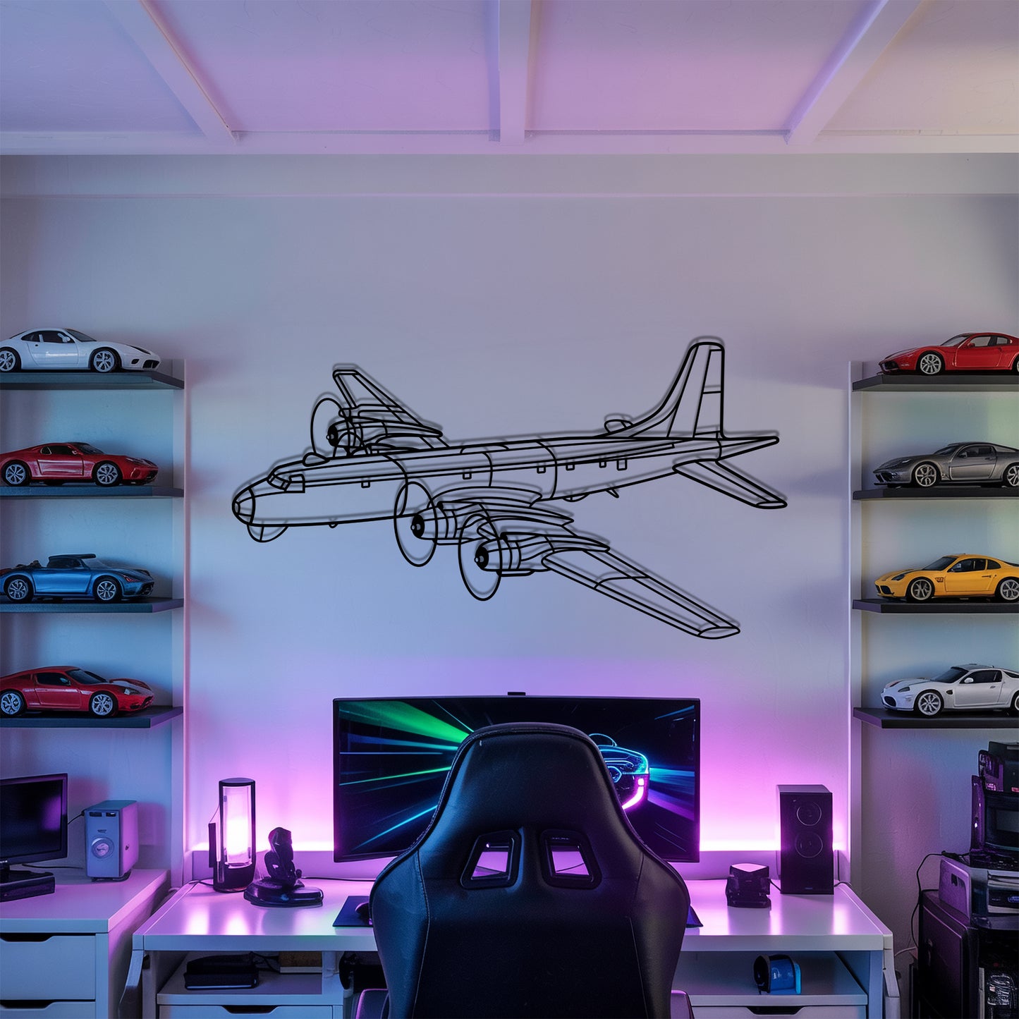 CP 170 Argus - Airplane Metal Silhouette Wall Art - Aviation Gift - Pilot Office Decor