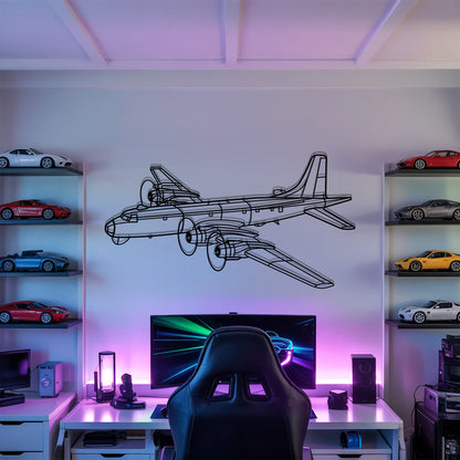 CP 170 Argus - Airplane Metal Silhouette Wall Art - Aviation Gift - Pilot Office Decor