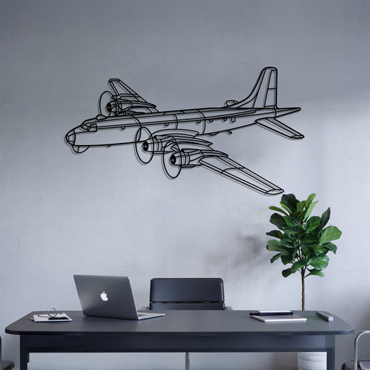 CP 170 Argus - Airplane Metal Silhouette Wall Art - Aviation Gift - Pilot Office Decor