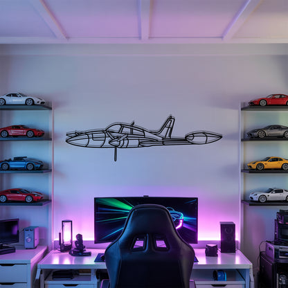 310R - Airplane Metal Silhouette Wall Art - Aviation Gift - Pilot Office Decor